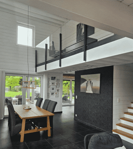 glasräcke alu modern